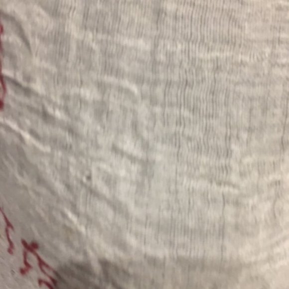 **Lovely Hindi Scarf from India Beliefs & Ideals Symbols Natural Fibers 35"x 76" - Picture 13 of 16